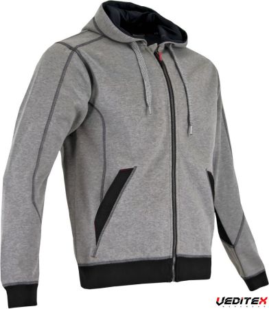 Sweat capuche zippé molleton MADRIER