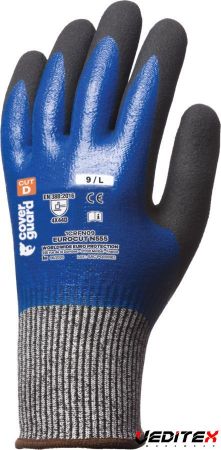 Gant anti-coupure enduction nitrile niveau 5 - 4.X.4.4.D.