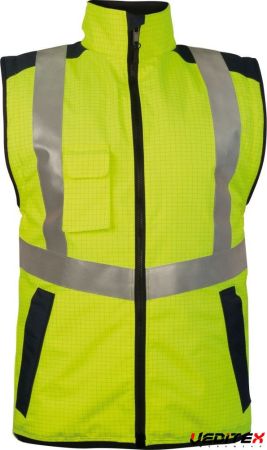 Gilet sans manches haute visibilité ATEX - CLASSE 2