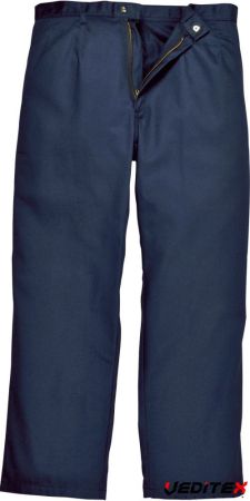 Veste de travail bleue 100% coton pour soudeur, pantalon antistatique,  ignifuge, avec bande réfléchissante, vêtements de travail - AliExpress