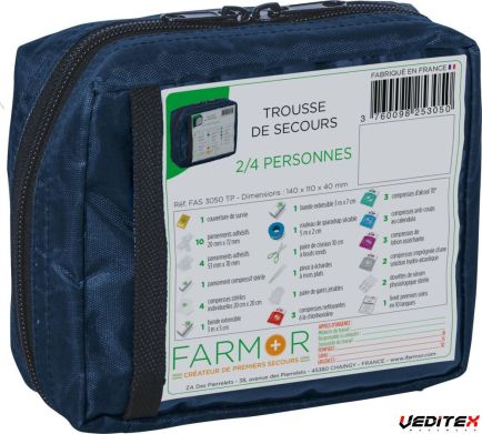 Trousse de secours multirisques 2/4 personnes*