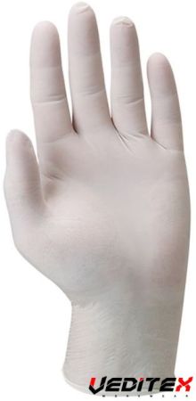 Boite de 100 gants de protection chimique en latex poudré type CK3  [COVERGUARD] Gants protection chimique, modèle GANTMO5810