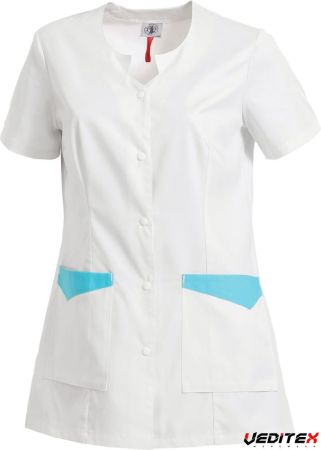 Blouse de travail manches courtes femme SONIA