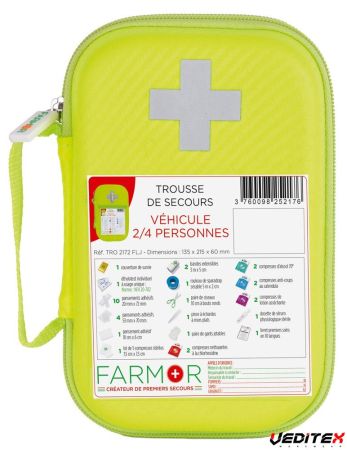 Trousse de secours Véhicules  2/4 personnes*