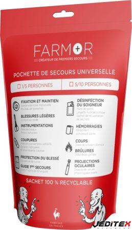 Pochette de secours universelle 1/5 personnes*