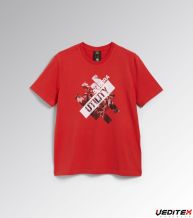 T-shirt rouge Diadora