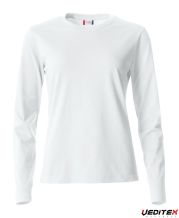 T-shirt manches longues femme col rond BASIC-T L/S [029034]